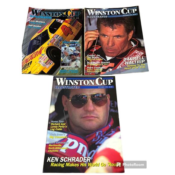 Winston Cup Illustrated NASCAR Magazine Lot (6) 1995 Earnhardt Jarrett Gordon - Picture 7 of 8